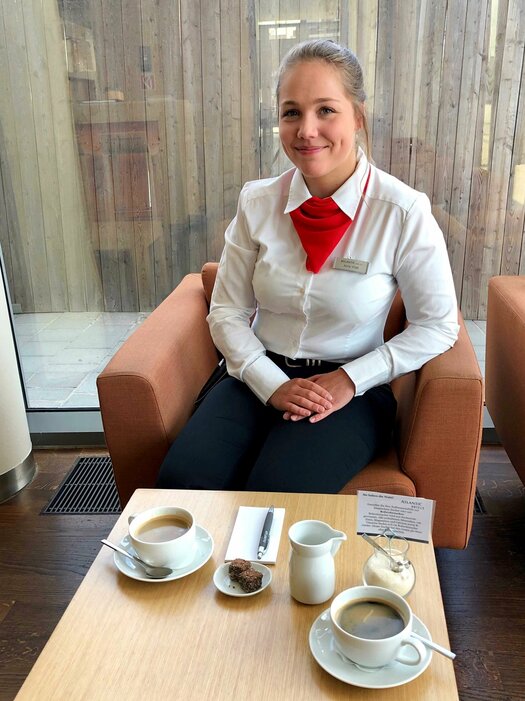 Auf einen Kaffee mit Alina Vöge (Hotelfach-Auszubildende, ATLANTIC Hotel Kiel) 